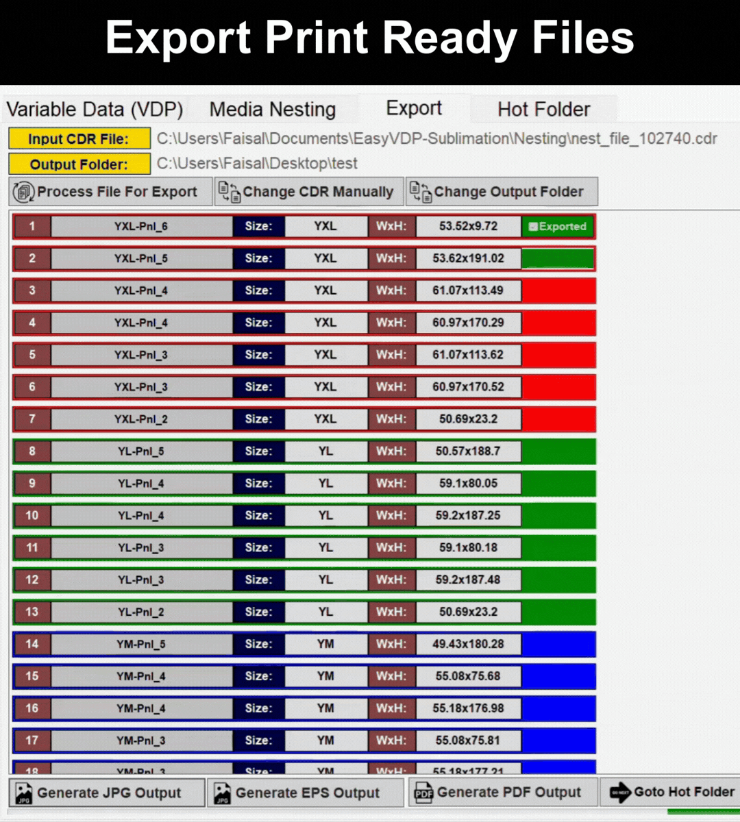 export print-ready files
